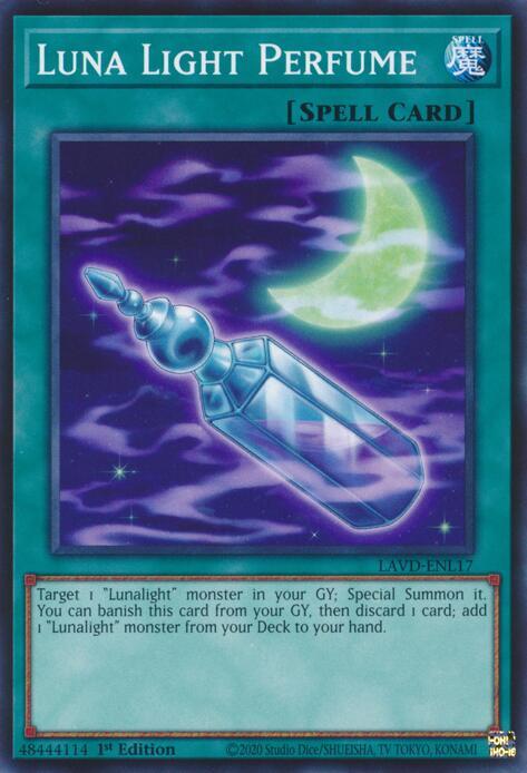 Luna Light Perfume, Legendary Arc-V Decks LAVD-ENL17