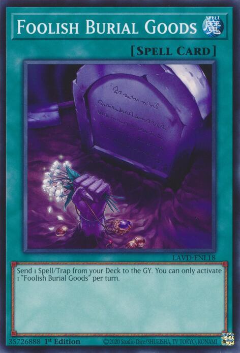 Foolish Burial Goods, Legendary Arc-V Decks LAVD-ENL18