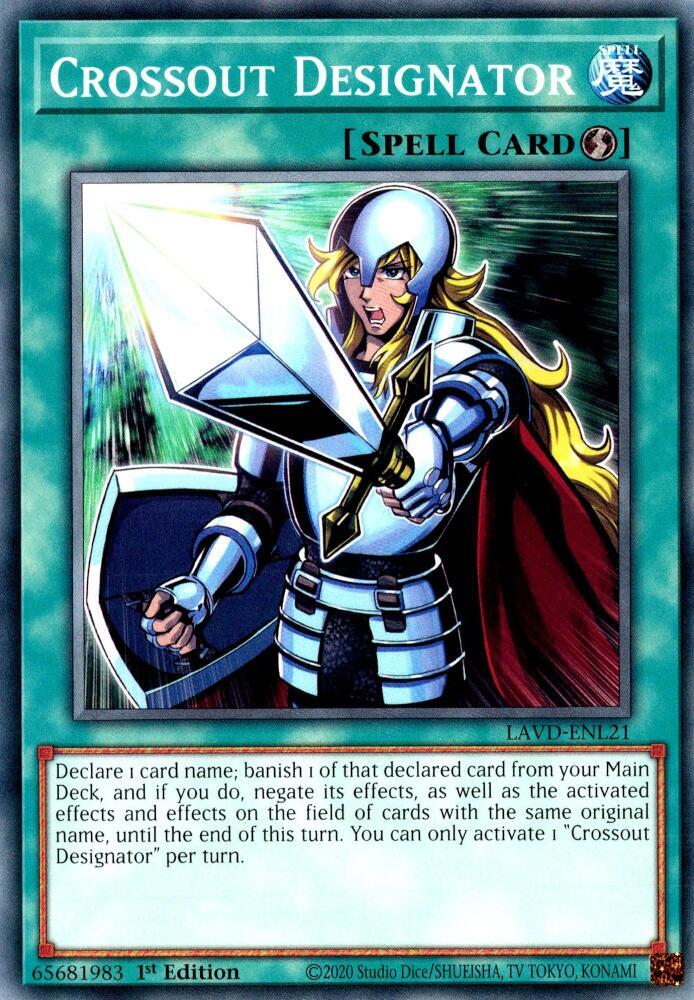 Crossout Designator, Legendary Arc-V Decks LAVD-ENL21