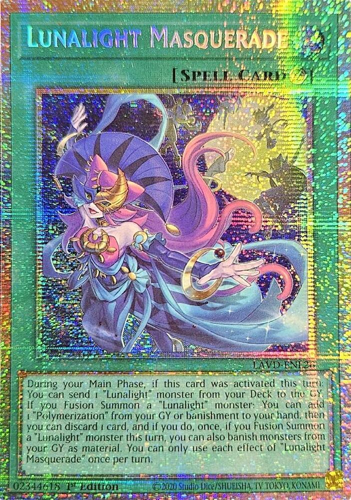 Lunalight Masquerade (Starlight Rare), Legendary Arc-V Decks LAVD-ENL26