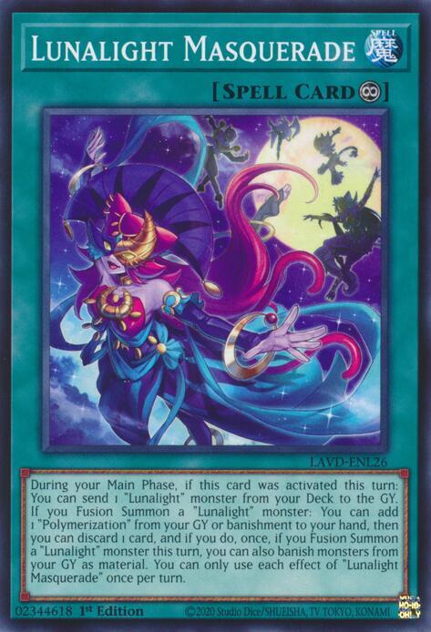 Lunalight Masquerade, Legendary Arc-V Decks LAVD-ENL26
