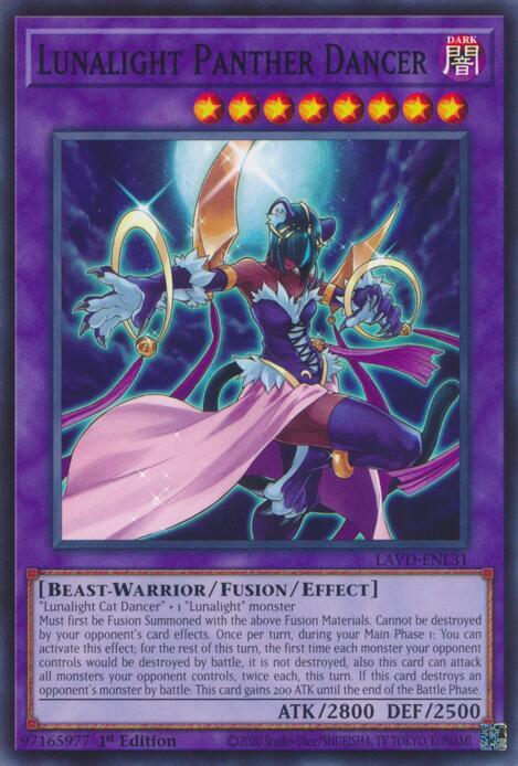 Lunalight Panther Dancer, Legendary Arc-V Decks LAVD-ENL31