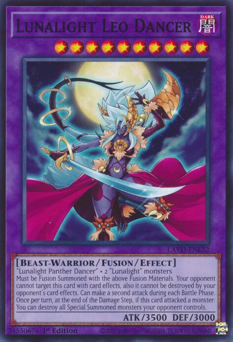 Lunalight Leo Dancer, Legendary Arc-V Decks LAVD-ENL32