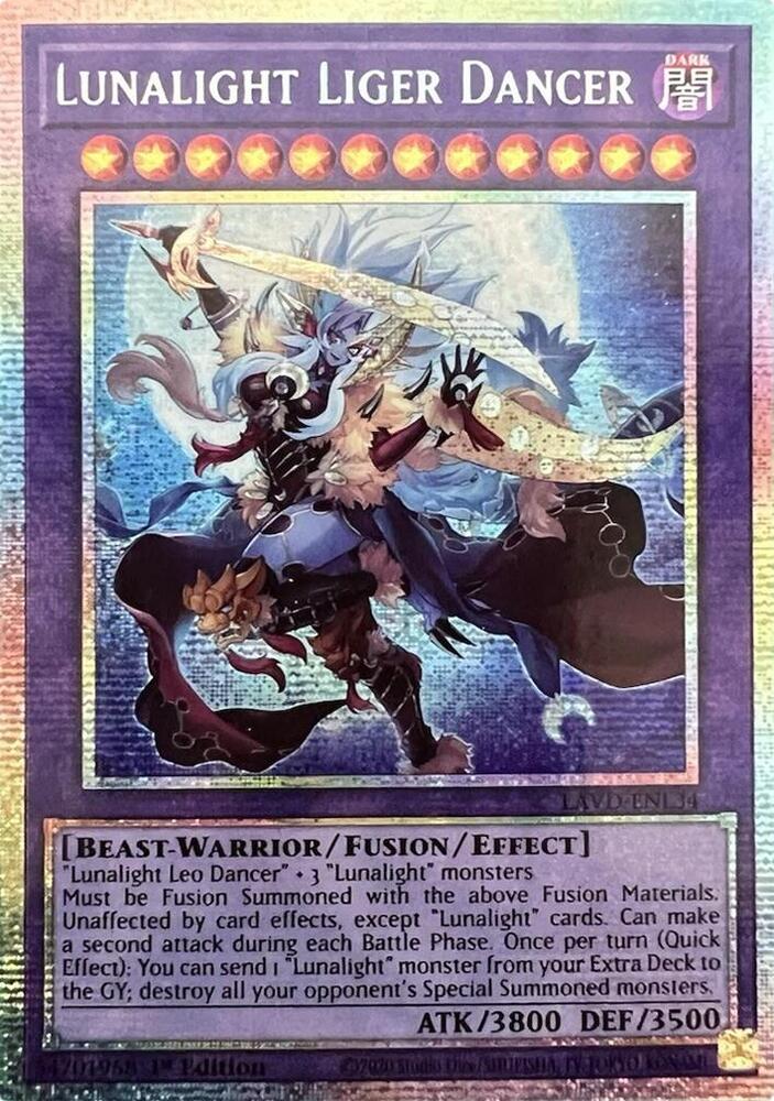 Lunalight Liger Dancer (Starlight Rare), Legendary Arc-V Decks LAVD-ENL34