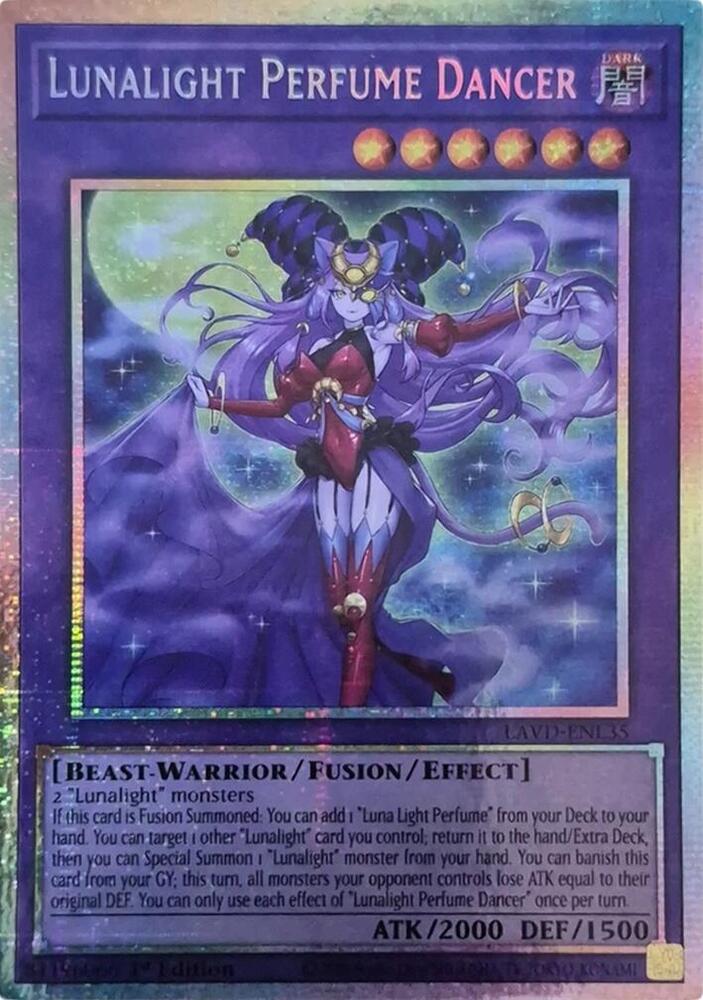 Lunalight Perfume Dancer (Starlight Rare), Legendary Arc-V Decks LAVD-ENL35
