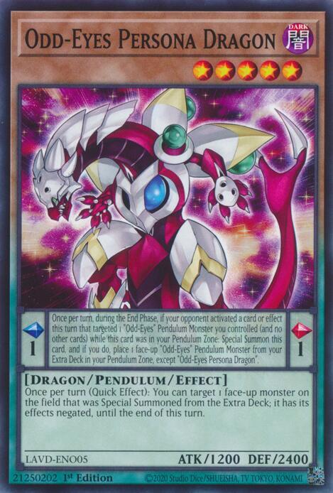 Odd-Eyes Persona Dragon, Legendary Arc-V Decks LAVD-ENO05