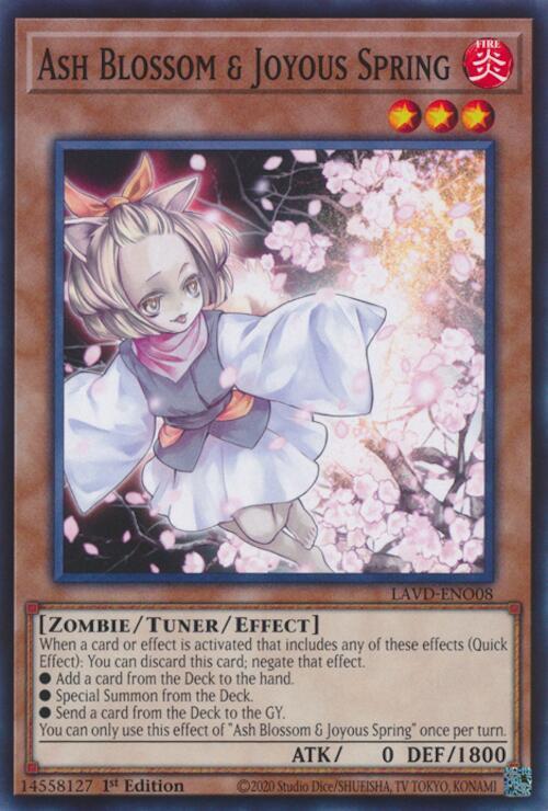 Ash Blossom & Joyous Spring (LAVD-ENO08), Legendary Arc-V Decks LAVD-ENO08