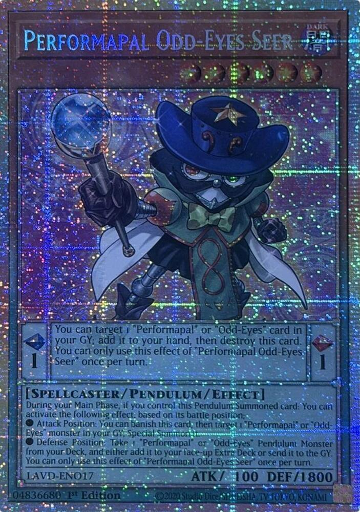 Performapal Odd-Eyes Seer (Starlight Rare), Legendary Arc-V Decks LAVD-ENO17