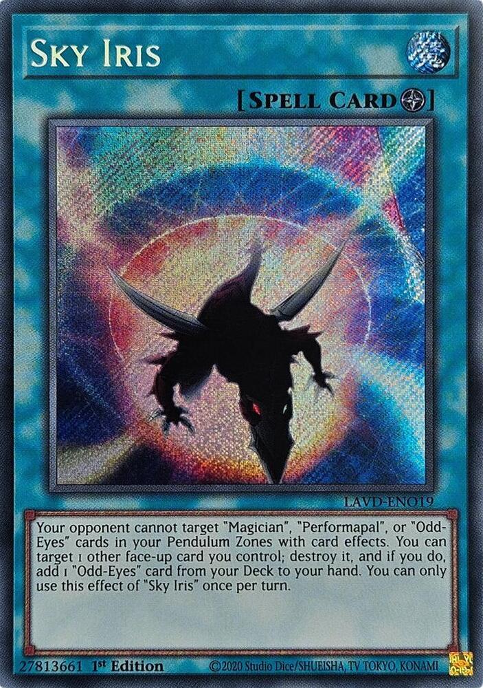 Sky Iris (Secret Rare), Legendary Arc-V Decks LAVD-ENO19