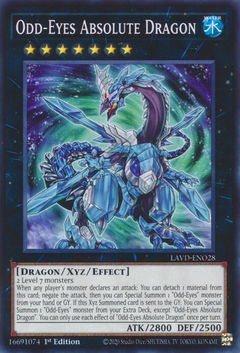 Odd-Eyes Absolute Dragon, Legendary Arc-V Decks LAVD-ENO28