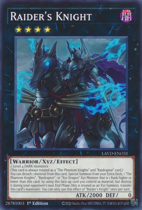 Raider's Knight, Legendary Arc-V Decks LAVD-ENO31