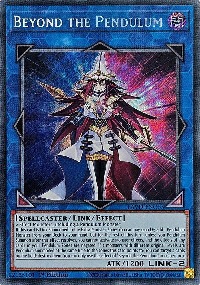 Beyond the Pendulum (Secret Rare), Legendary Arc-V Decks LAVD-ENO35