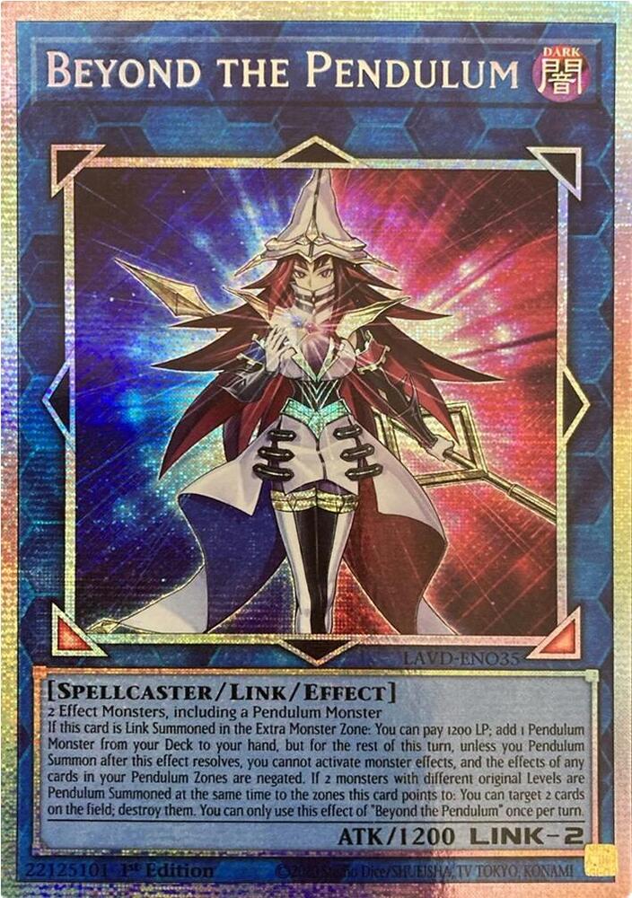 Beyond the Pendulum (Starlight Rare), Legendary Arc-V Decks LAVD-ENO35