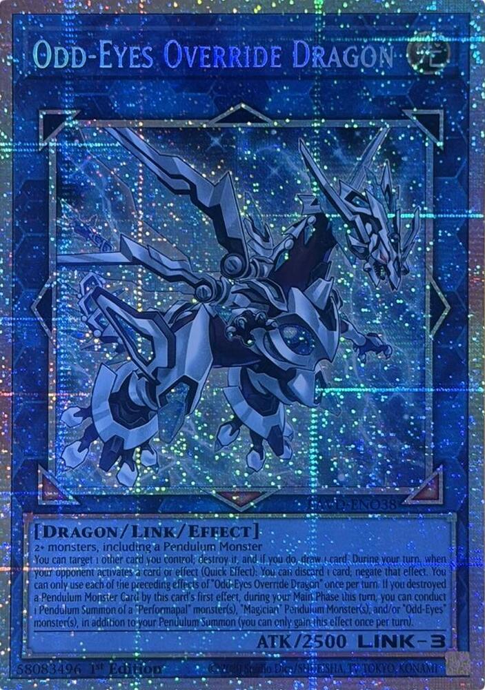 Odd-Eyes Override Dragon (Starlight Rare), Legendary Arc-V Decks LAVD-ENO38
