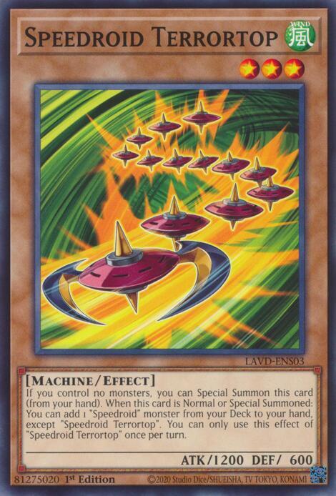Speedroid Terrortop, Legendary Arc-V Decks LAVD-ENS03