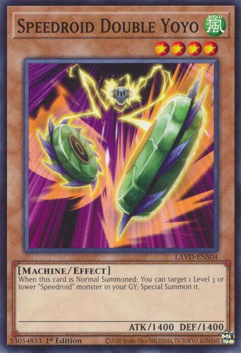 Speedroid Double Yoyo, Legendary Arc-V Decks LAVD-ENS04