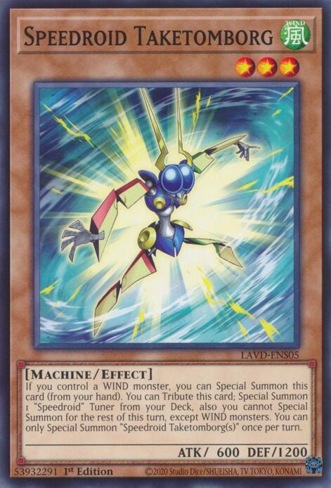 Speedroid Taketomborg, Legendary Arc-V Decks LAVD-ENS05