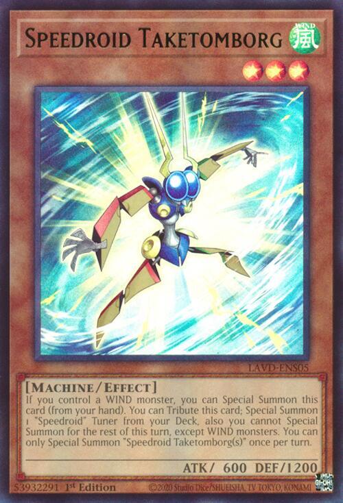 Speedroid Taketomborg (UR), Legendary Arc-V Decks LAVD-ENS05