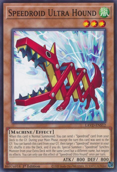 Speedroid Ultra Hound, Legendary Arc-V Decks LAVD-ENS12