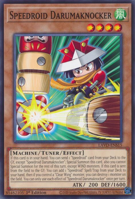 Speedroid Darumaknocker, Legendary Arc-V Decks LAVD-ENS15
