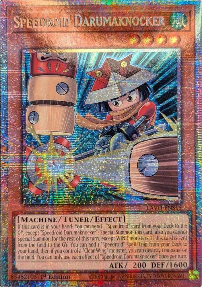 Speedroid Darumaknocker (Starlight Rare), Legendary Arc-V Decks LAVD-ENS15