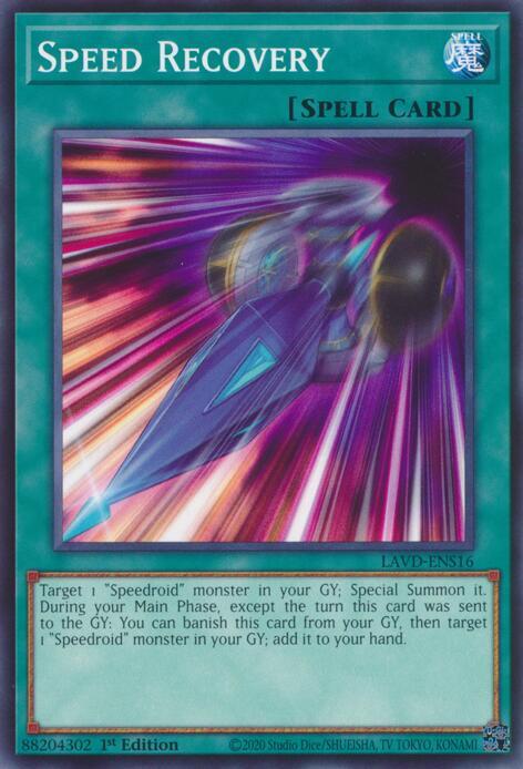 Speed Recovery, Legendary Arc-V Decks LAVD-ENS16