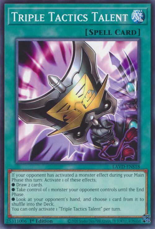 Triple Tactics Talent (LAVD-ENS18), Legendary Arc-V Decks LAVD-ENS18