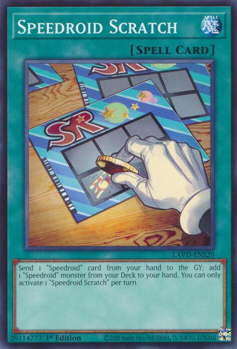 Speedroid Scratch, Legendary Arc-V Decks LAVD-ENS20