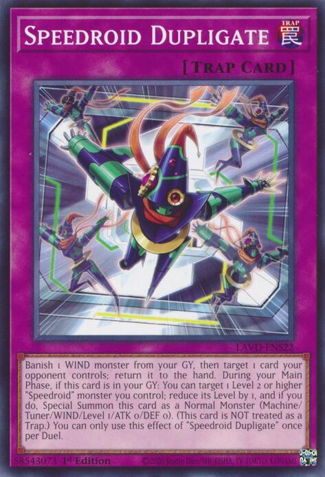Speedroid Dupligate, Legendary Arc-V Decks LAVD-ENS22