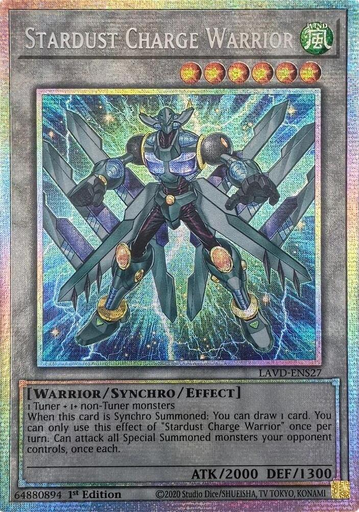 Stardust Charge Warrior (Starlight Rare), Legendary Arc-V Decks LAVD-ENS27