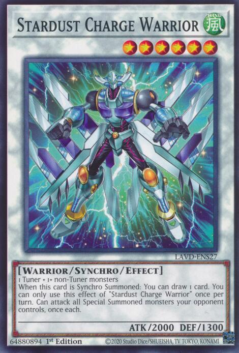 Stardust Charge Warrior, Legendary Arc-V Decks LAVD-ENS27