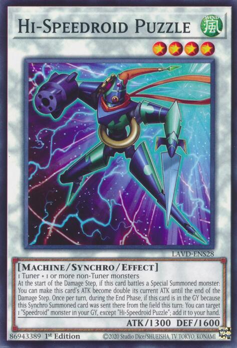 Hi-Speedroid Puzzle, Legendary Arc-V Decks LAVD-ENS28