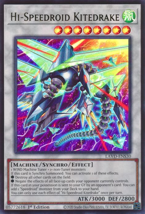 Hi-Speedroid Kitedrake, Legendary Arc-V Decks LAVD-ENS30