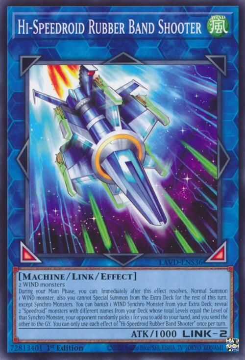 Hi-Speedroid Rubber Band Shooter, Legendary Arc-V Decks LAVD-ENS36