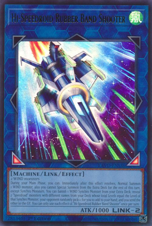 Hi-Speedroid Rubber Band Shooter (UR), Legendary Arc-V Decks LAVD-ENS36