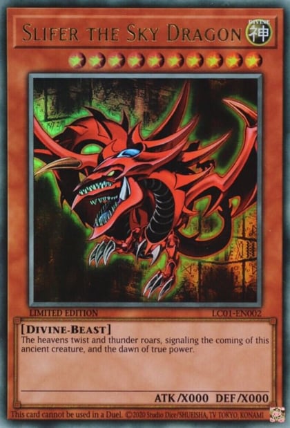 Slifer the Sky Dragon (25th Anniversary Edition), Legendary Collection: 25th Anniversary Edition LC01-EN002