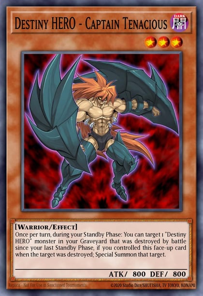 Destiny HERO - Captain Tenacious, Legendary Collection 2 LCGX-EN123