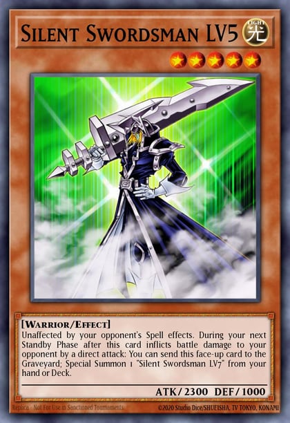 Silent Swordsman LV5, Legendary Collection 3: Yugi's World LCYW-EN034