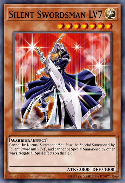 Silent Swordsman LV7, Legendary Collection 3: Yugi's World LCYW-EN035