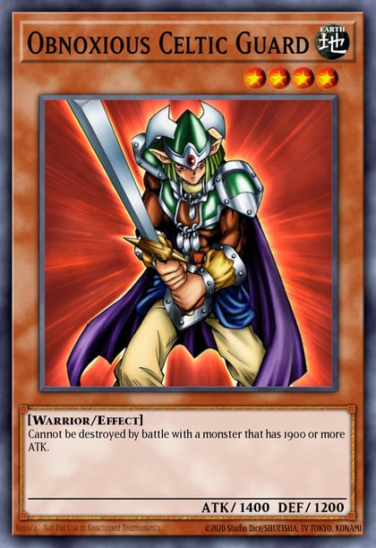 Obnoxious Celtic Guard, Legendary Collection 3: Yugi's World LCYW-EN036