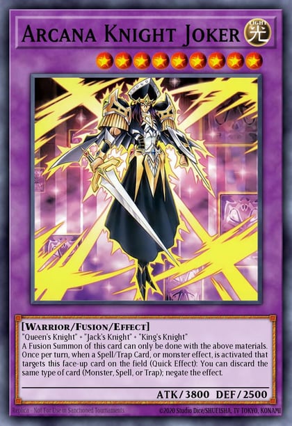 Arcana Knight Joker, Legendary Collection 3: Yugi's World LCYW-EN051