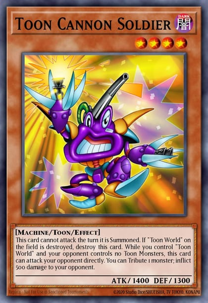 Toon Cannon Soldier, Legendary Collection 3: Yugi's World LCYW-EN109