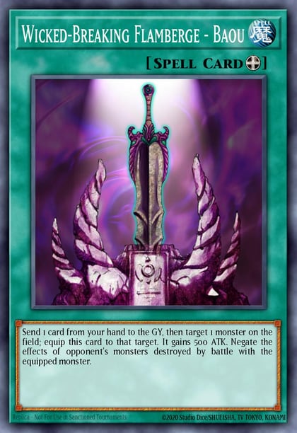 Wicked-Breaking Flamberge - Baou, Legendary Collection 3: Yugi's World LCYW-EN139