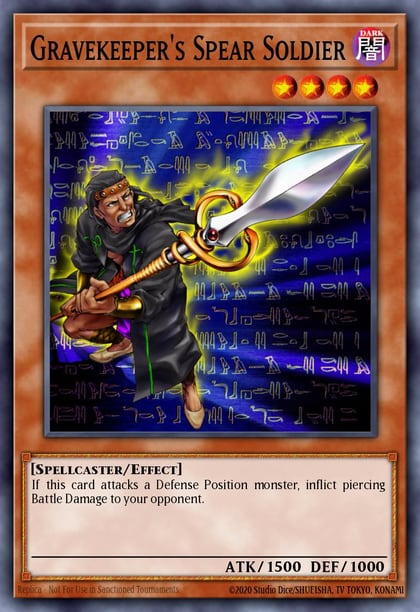Gravekeeper's Spear Soldier, Legendary Collection 3: Yugi's World LCYW-EN185