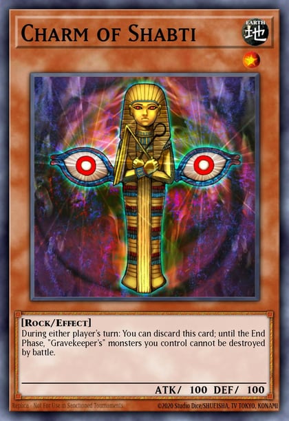 Charm of Shabti, Legendary Collection 3: Yugi's World LCYW-EN190