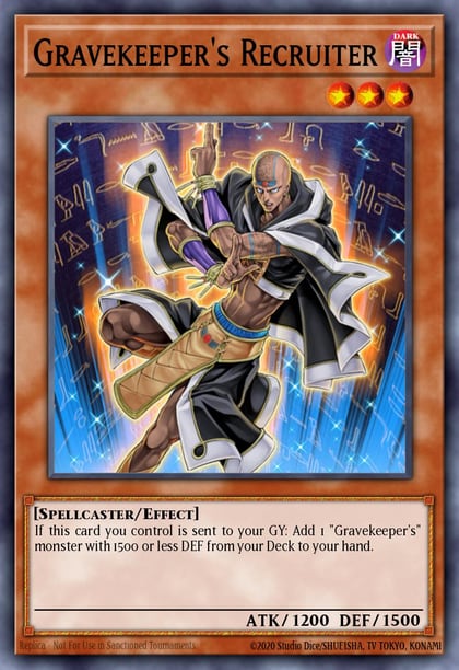 Gravekeeper's Recruiter, Legendary Collection 3: Yugi's World LCYW-EN193