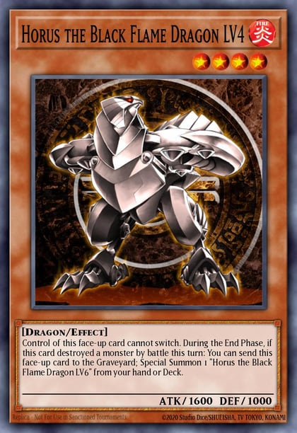 Horus the Black Flame Dragon LV4, Legendary Collection 3: Yugi's World LCYW-EN197