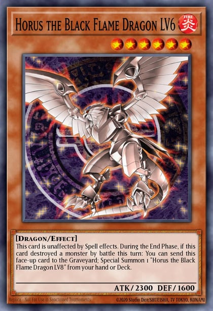 Horus the Black Flame Dragon LV6, Legendary Collection 3: Yugi's World LCYW-EN198