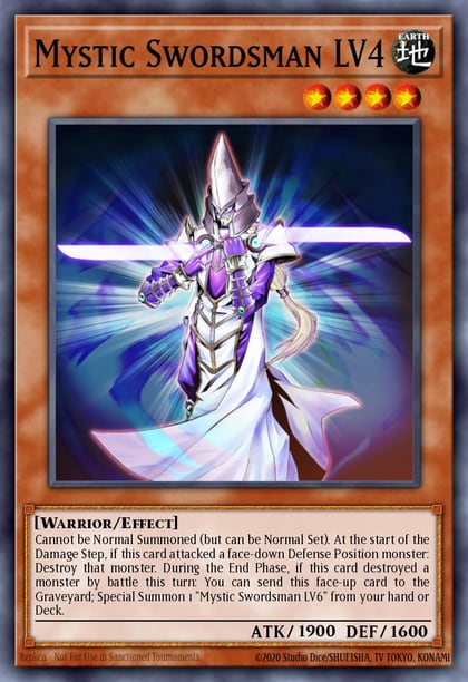 Mystic Swordsman LV4, Legendary Collection 3: Yugi's World LCYW-EN201