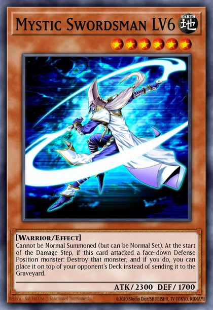 Mystic Swordsman LV6, Legendary Collection 3: Yugi's World LCYW-EN202